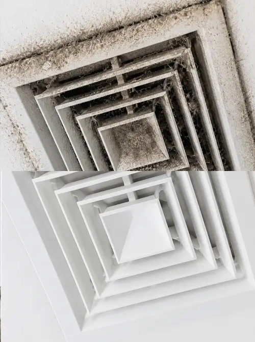 Professional Air Vent Cleaning Before and After Results