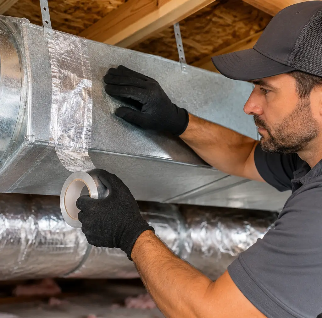 Professional duct sealing