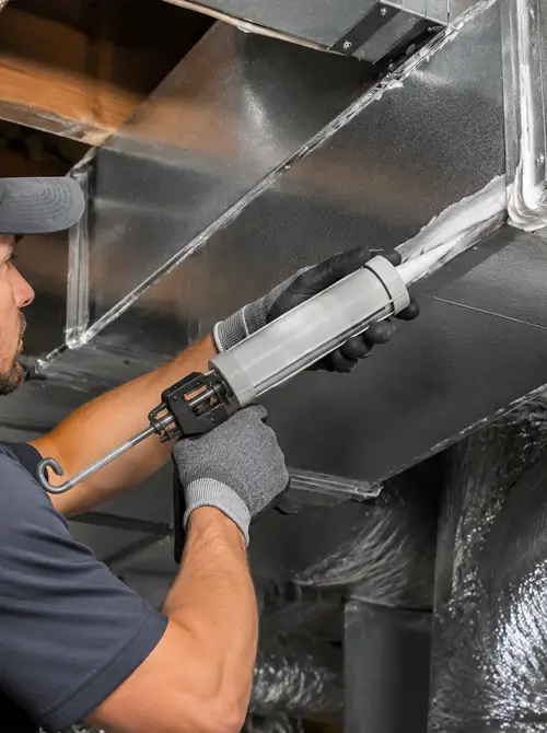 Professional duct leak repair
